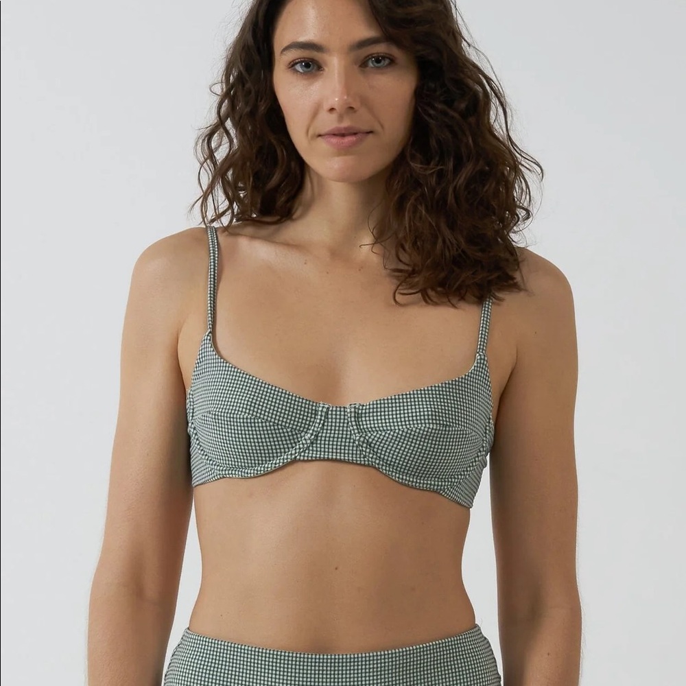 NWT Thrills LEVITATION MICRO pistachio bikini top and bottom